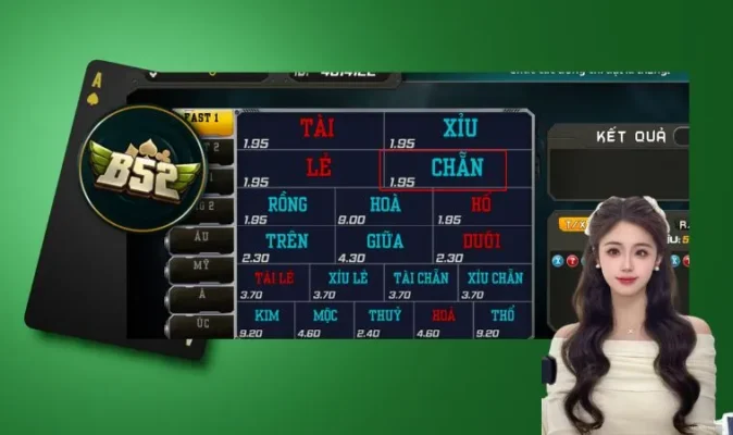 Anh em có thể đặt cược cửa Chẵn Keno B57 chỉ với vài thao tác cơ bản